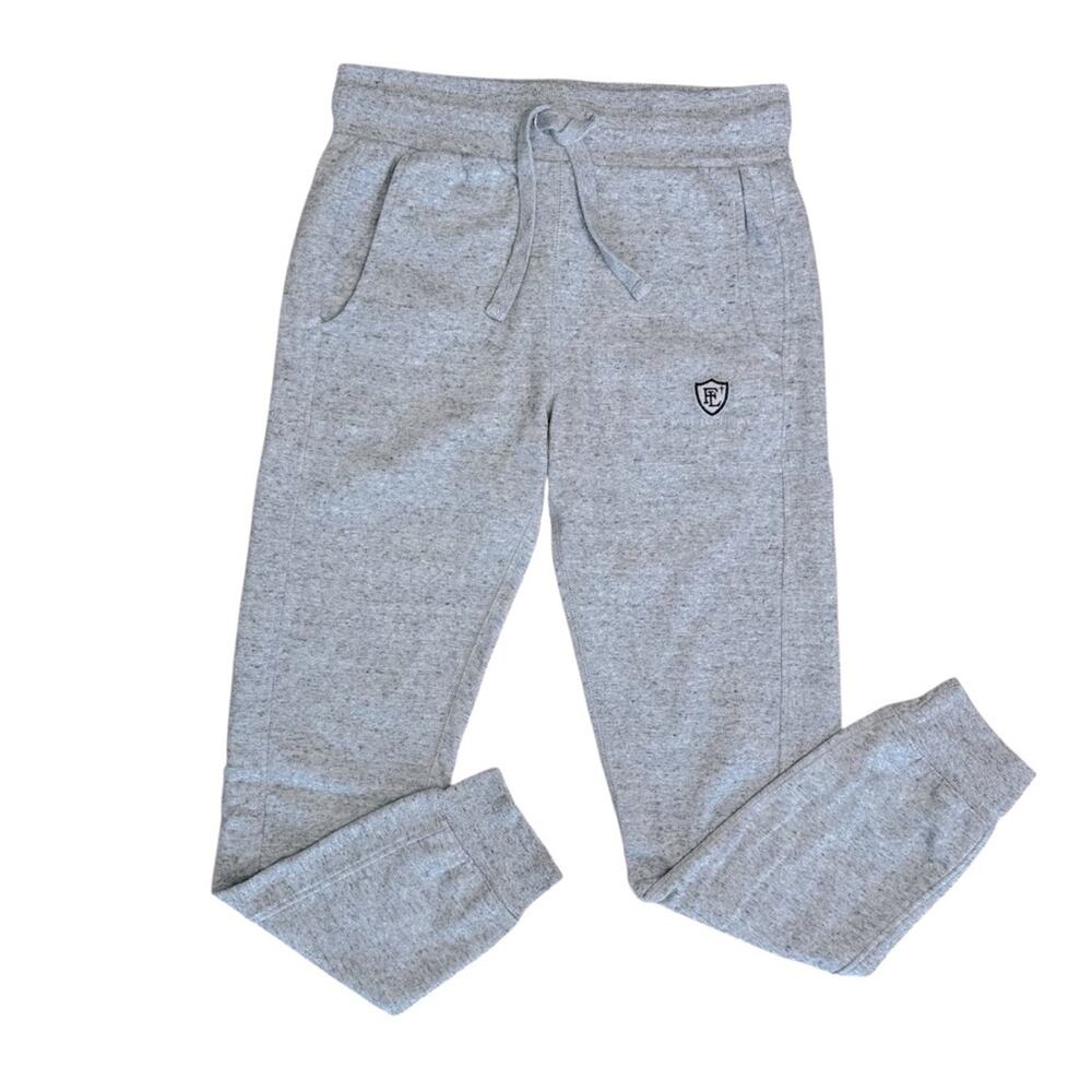 CAMPUS CREW Men’s Gray ‘Faith Lutheran’ Tie Waist Sweatpants with Pockets